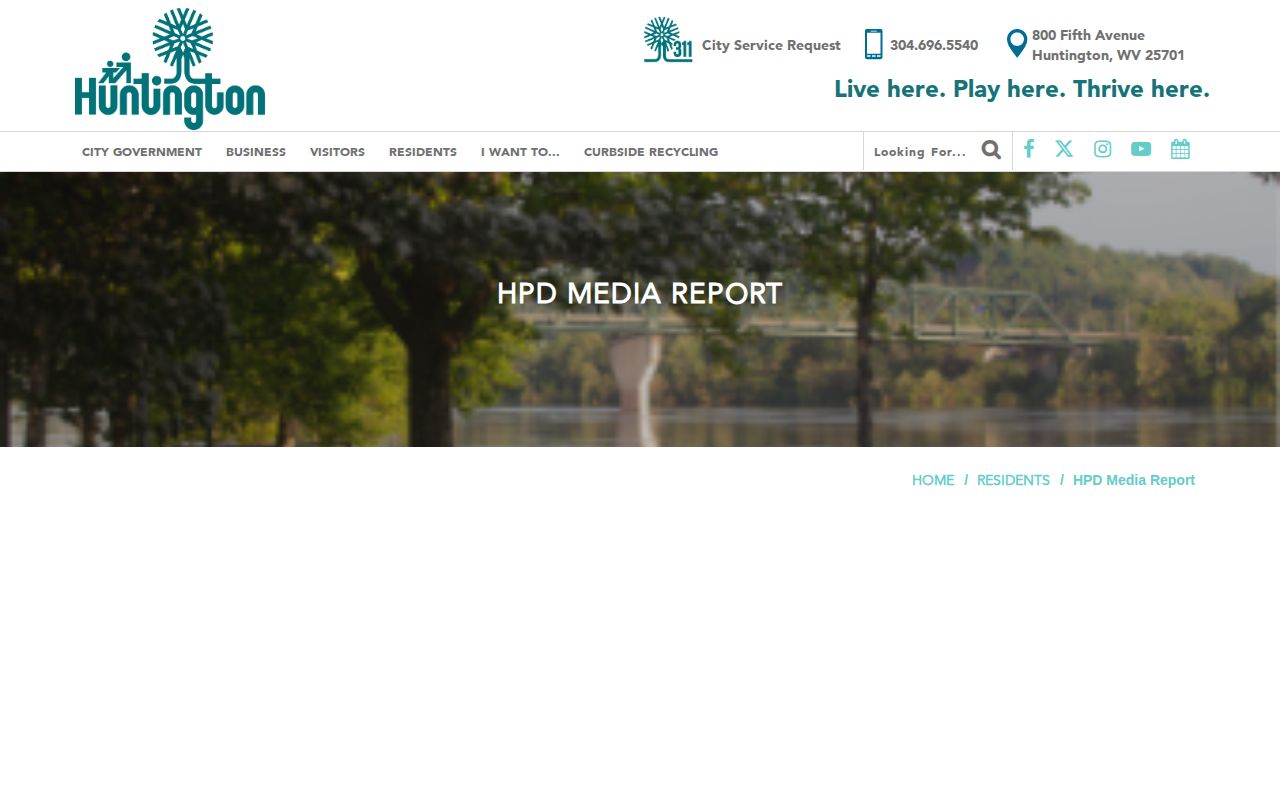Huntington Wayne County Police Media Report incident-record route